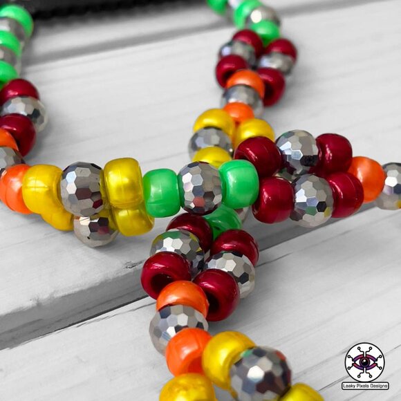 Yapping Level Today Perler Necklace by Leaky Pixels - Picture 3 of 6